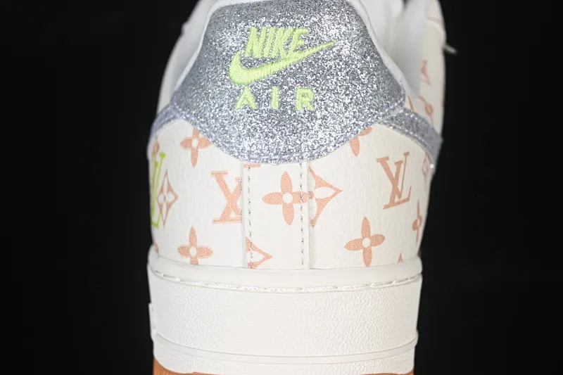 All categories Nk Air Force 1 Air Force series Nk Air Force 1 Low Air Force low-top Nike Air Force 1'07 Low LV joint Apple green silver hook Air Force 1 low-top casual sneakers DF0188-079